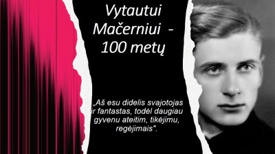 Vytautui Mačerniui – 100 metų